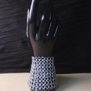 Bracelet manchette méga unisexe chainmail européen