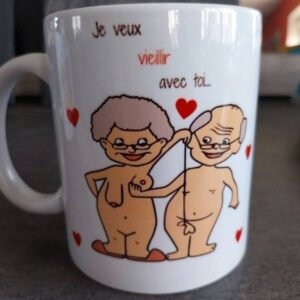 Mug humour couple âgé sexy