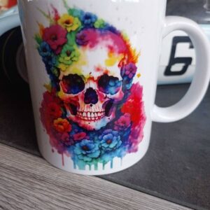 Mug crâne coloré