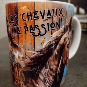 Mug « les chevaux ma passion »