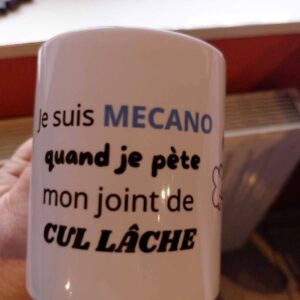 Mug humour Mécano