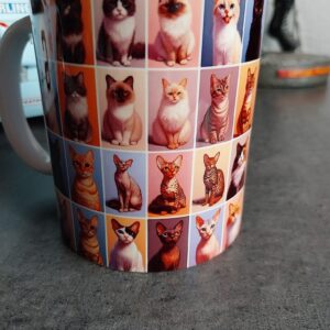 Mug multi chats passionné