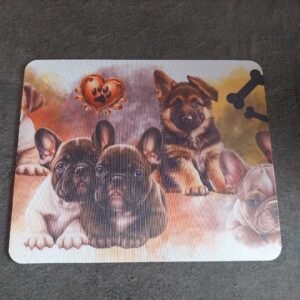 Tapis de souris chiots mignons