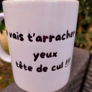 Mug humour tête de cul »