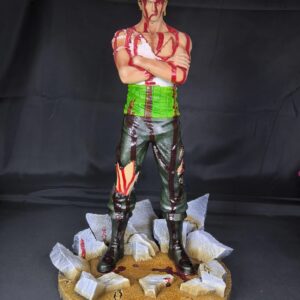 Figurine Roronoa Zoro « Sacrifice » – Résine 1/6 (Peinte à la main / Pièce Unique)