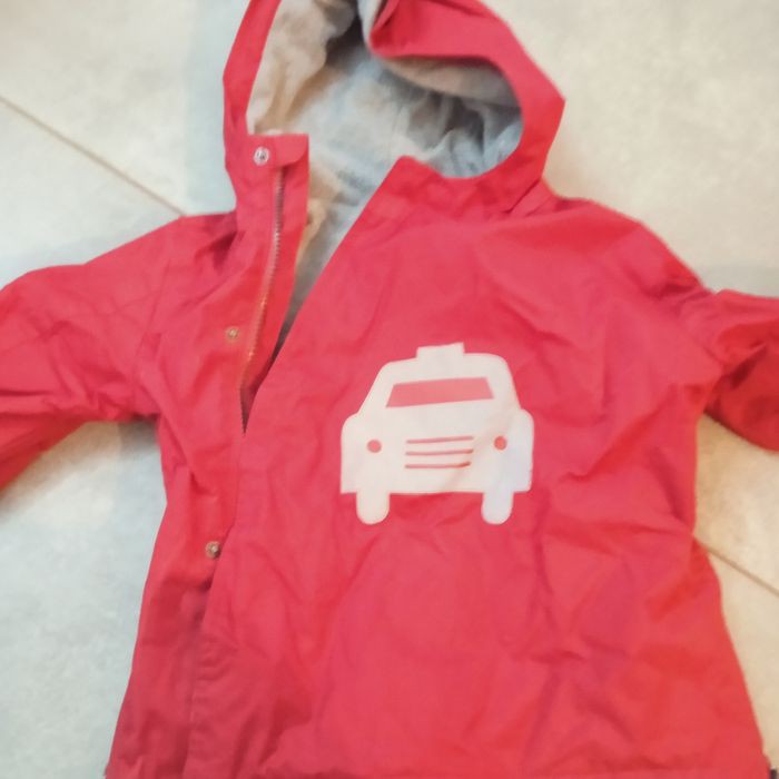 Manteau à capuche motif fluorescent neu kim et lou