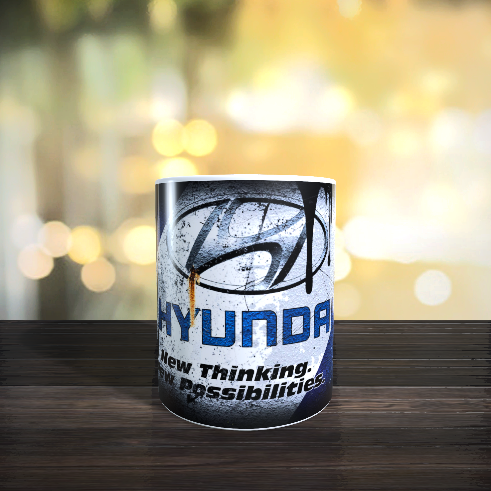Mug Hyundai façon Vintage