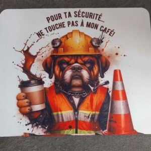 Tapis de souris humour chien
