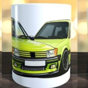Mug 205 Peugeot version caricature