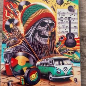 Plaque alu déco Bob Marley
