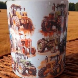 Mug tracteurs colorés
