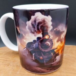 Mug train pour passionné