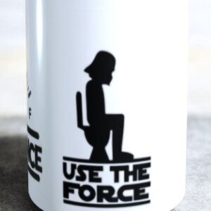 Mug humour que la force soit avec toi et la patience