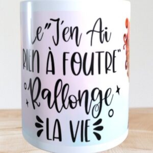 Mug humour j&rsquo;en ai rien à foutre