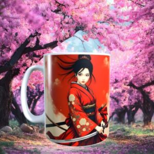 Mug Geisha guerrière Japonaise