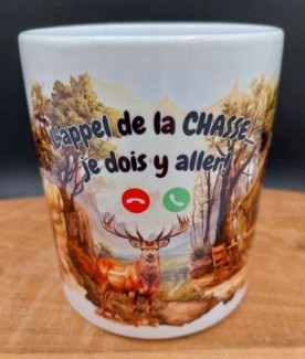 Mug l&rsquo;appel de la chasse, ma passion
