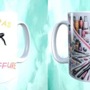 Mug j&rsquo;peux pas j&rsquo;ai coiffure