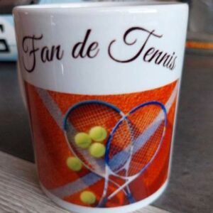 Mug fan de Tennis
