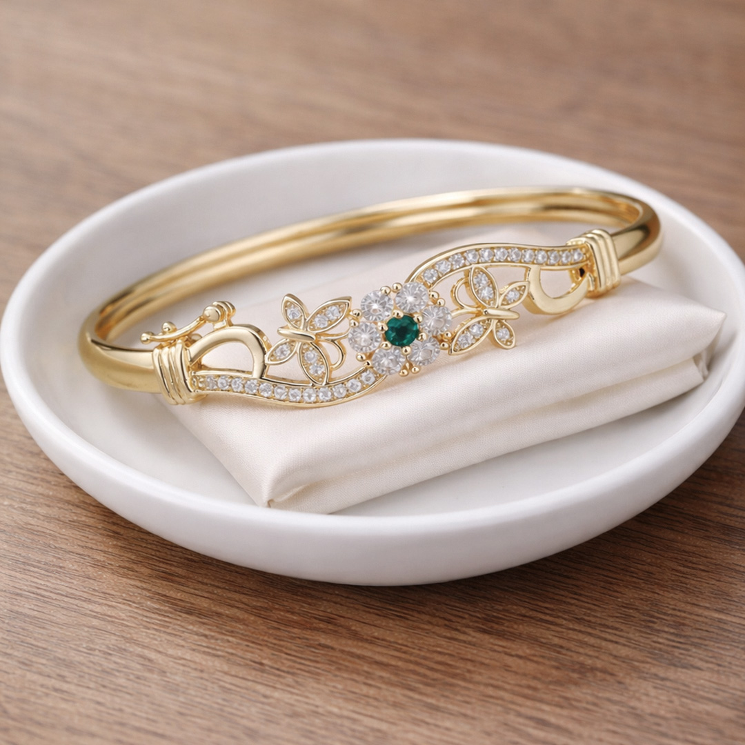 Bracelet jonc strassé
