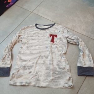 t shirt mnches longues motif marinier en très bon état tape à l&rsquo;oeil