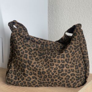 Sac à main imprimé léopard