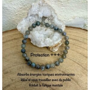 Bracelet labradorite 18 cm , lithothérapie