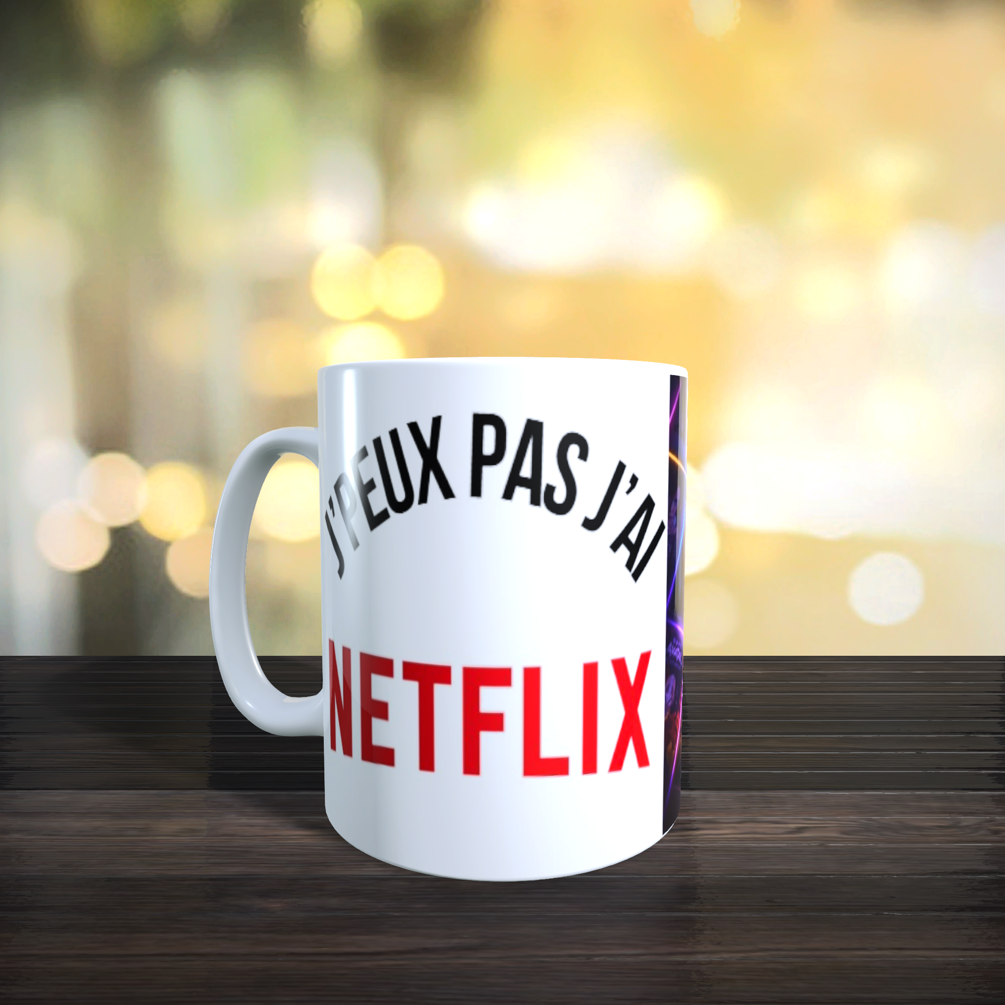 Mug j&rsquo;peux pas j&rsquo;ai NETFLIX