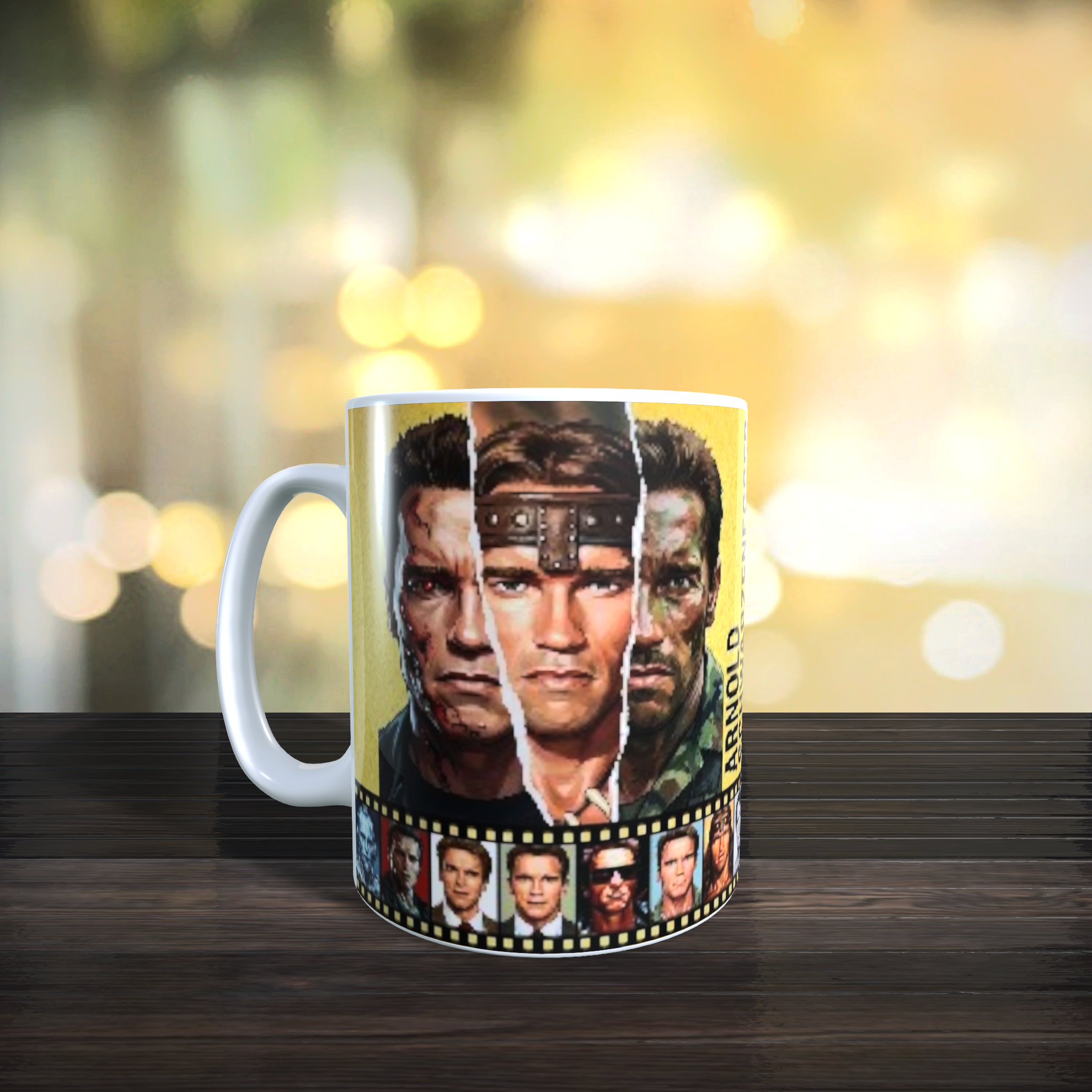 Mug Arnold Schwarzenegger, version animée