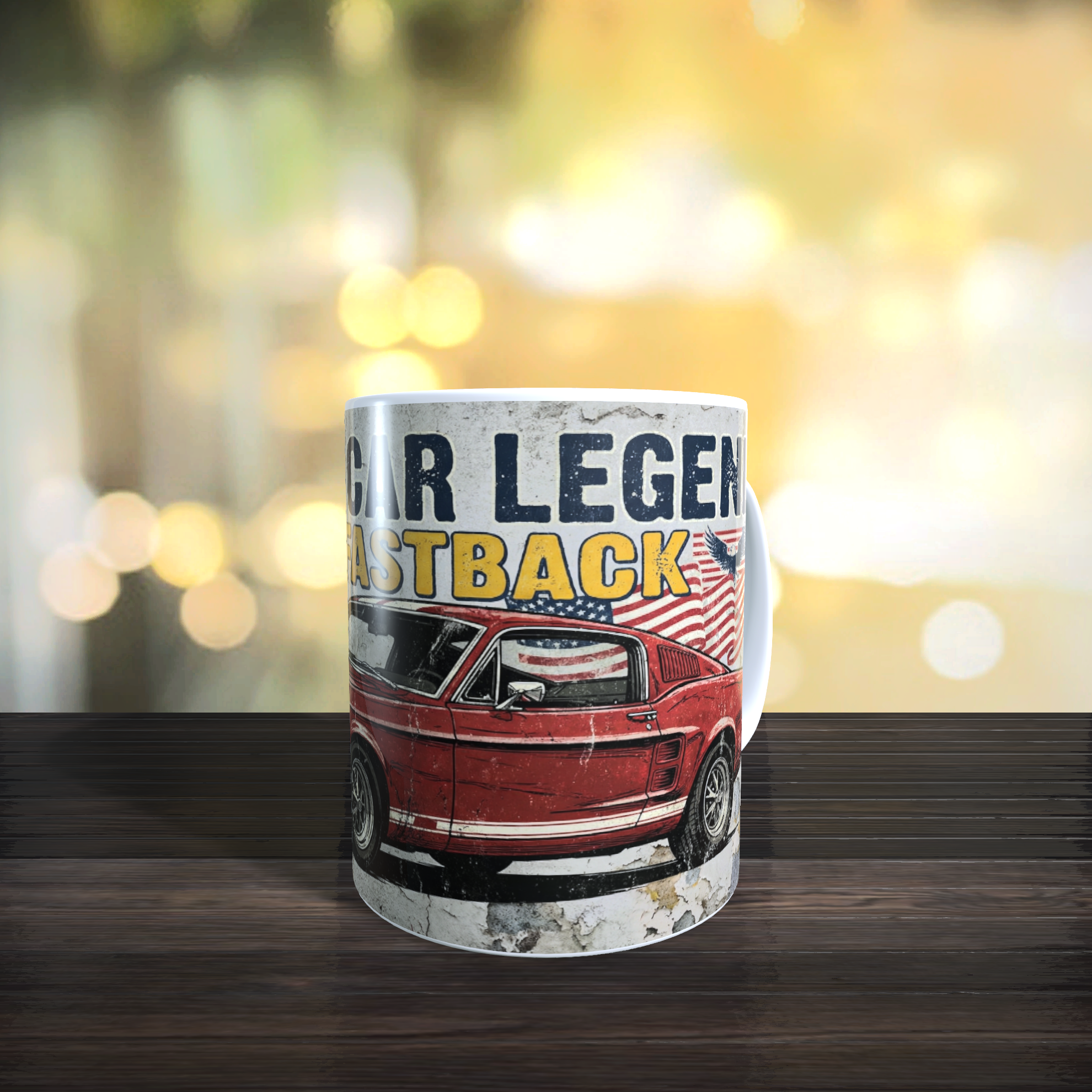 Mug Mustang 1967 Fastback, vintage