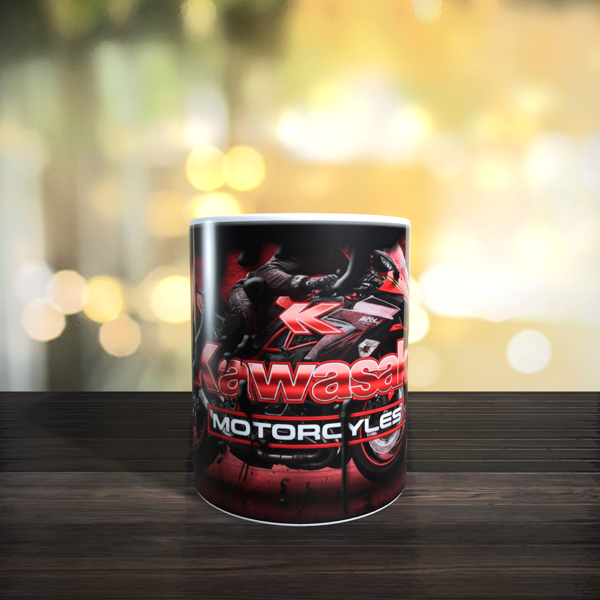 Mug moto Kawasaki, motorcycles
